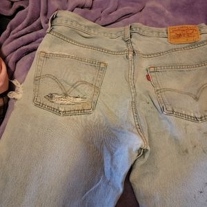 Levi's 501 button fly shrink to fit